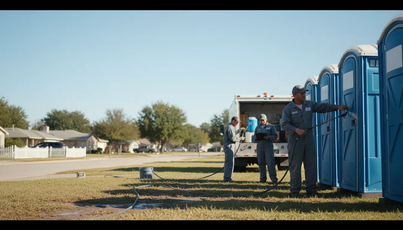 Long-Term Portable Toilet Rental in Quinton, OK near me